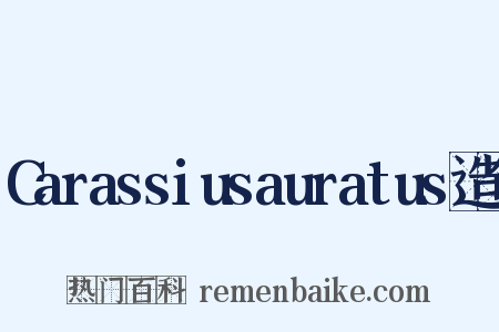 Carassiusauratus造句是什么意思的图片